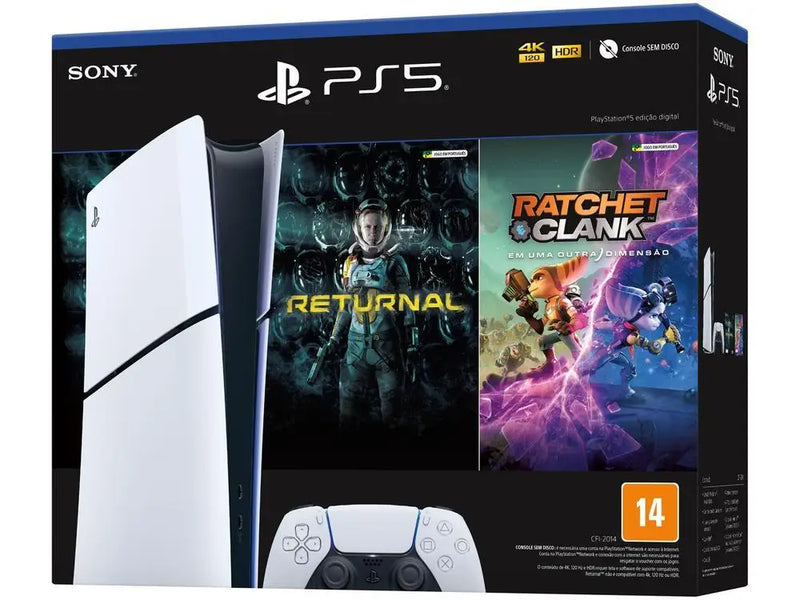 PlayStation 5 Slim Edição Digital 2024 1TB